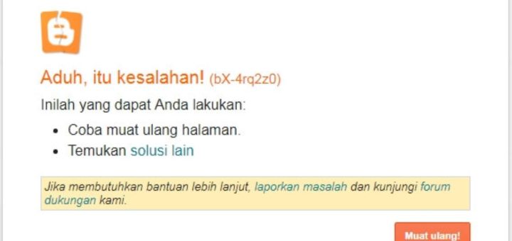 Muncul Error bX Saat Custom Domain Blogger