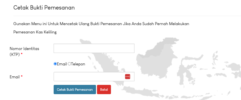 cetak bukti pemesanan pintar.bi.go.id