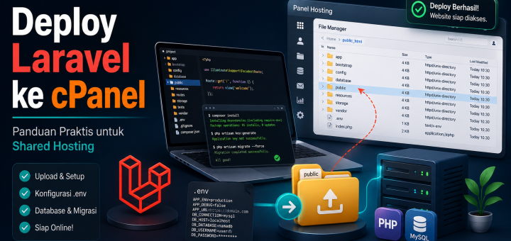 Cara Deploy Laravel ke cPanel Shared Hosting Tanpa VPS