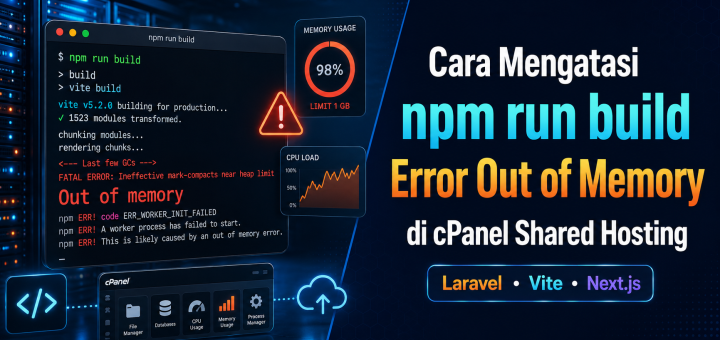 Cara mengatasi error npm run build
